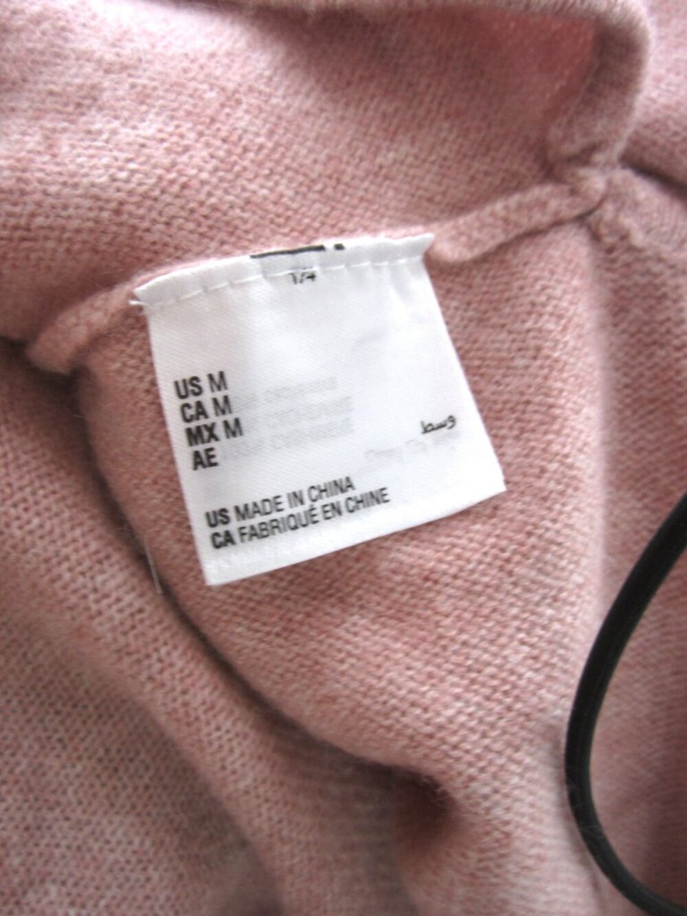 Charter Club Luxury Sz M 100% Cashmere Sweater Dusty Mauve Pink Boat Neck Tunic - Picture 11 of 12